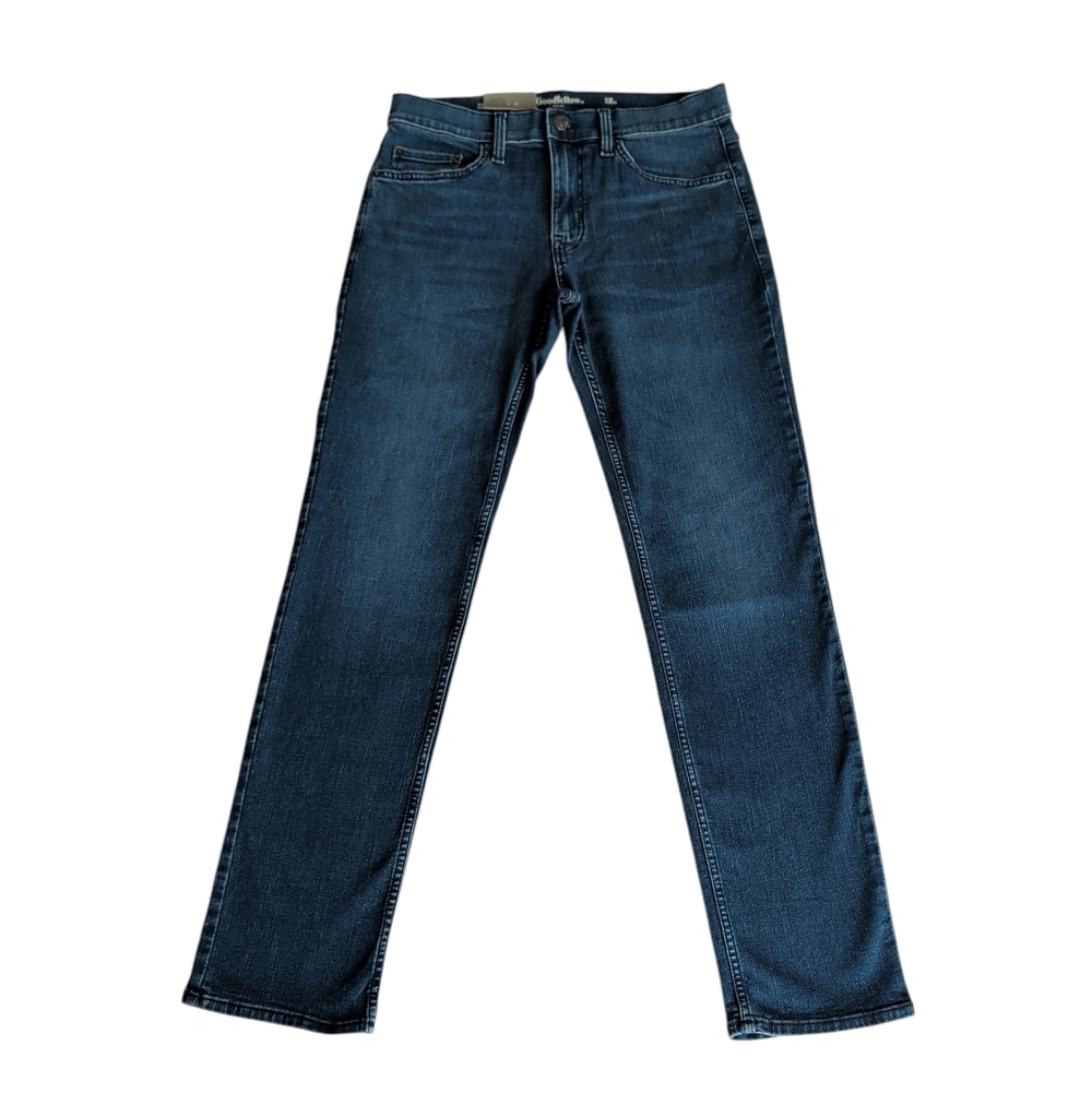 NWT Goodfellow & Co. Slim Total Flex Premium Denim Jeans W30 x L32 Medium Wash